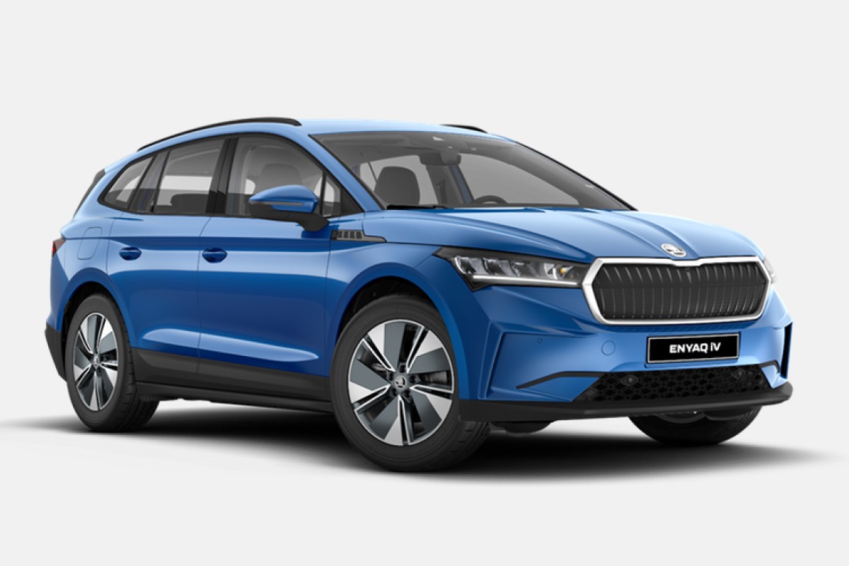 AVP AUTOLAND | Škoda Enyaq in Blau