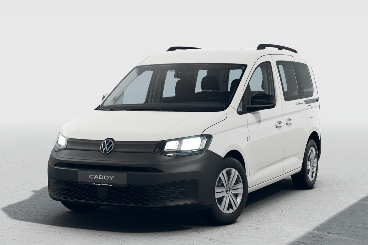 AVP AUTOLAND | VW Caddy California in Weiß