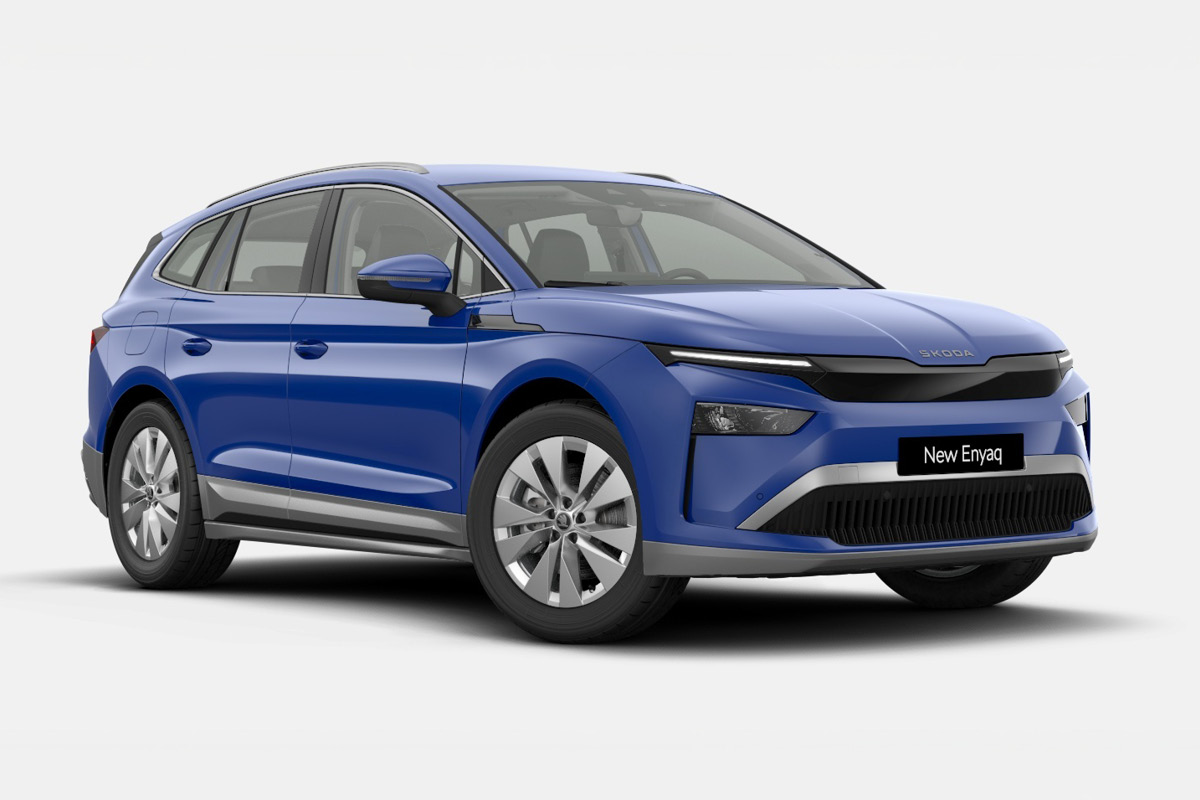 AVP AUTOLAND | Škoda Enyaq in Blau